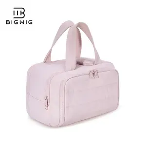 BIGWIG 4 in 1 Fluffy Multifunctional Women's Cosmetic Bag, Large Capacity Travel Storage Bag with 4 Compartments, Outdoor Fun Cosmetic Bag, Makeup Storage Bag, Perfect Gift