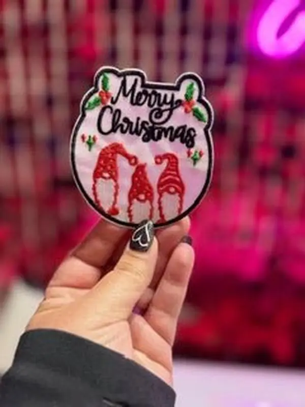 Christmas Gnomes Iron On Patch