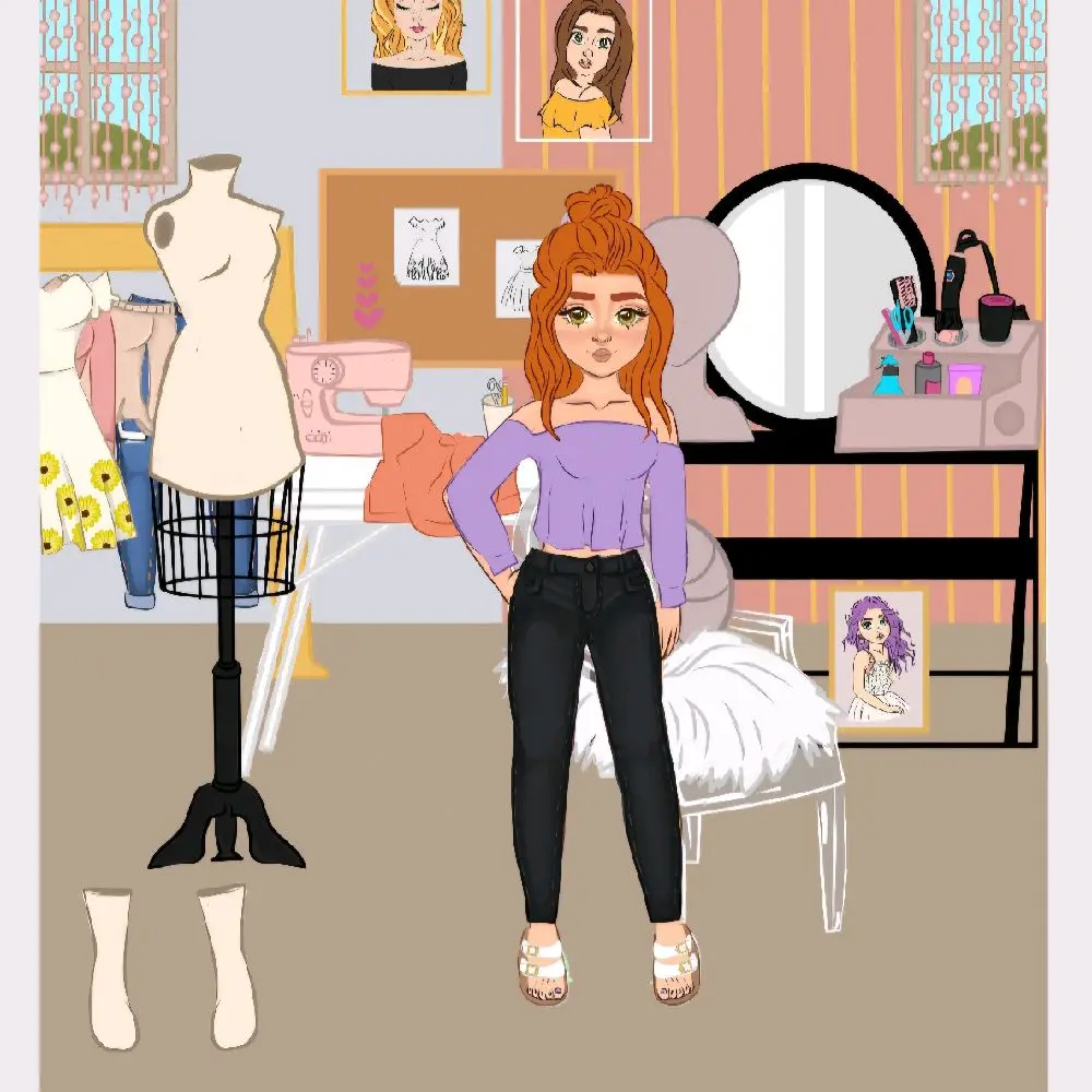 Brittany's Doll Collection - Maddie Paper Doll with 10 Outfits
