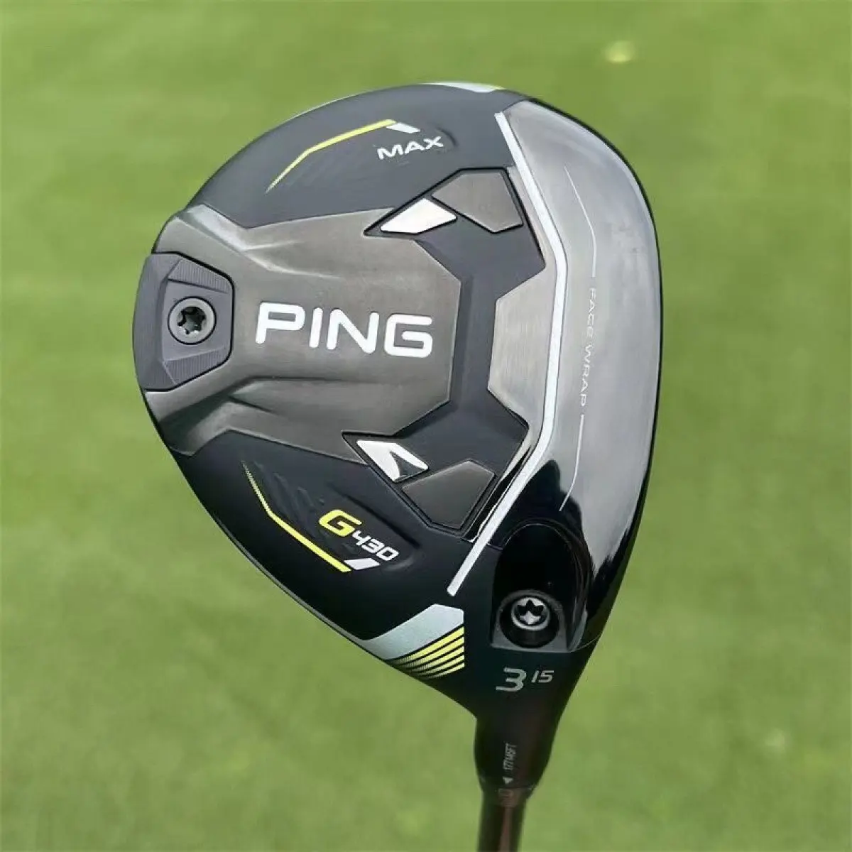 PING G430 Fairway Wood Golf Club for Men Premium 3 Wood 5 Wood Golfing Equipment High Performance G425 Upgrade Max Speed Distance Adjustable Left Right Handed Graphite Shaft Professional Golfers Sports Outdoor Course Training Accessories Matching Covers