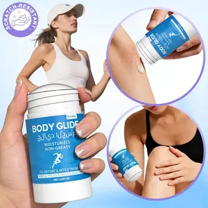 Body Glide  with added emollients, Great for dry, sensitive skin or sensitive areas,Use on chest, bra, butt, groin, arm, and thigh chafing, Perfect for Running, Cycling & Outdoor Adventures, Hydrating Formula for All Skin Types - 40g