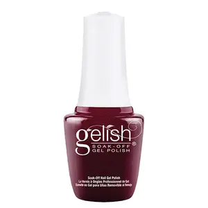 Gelish MINI My Forbidden Love, Long-Lasting Soak-Off Gel, Vibrant Color, Chip-Resistant, High Shine, Professional Salon Quality, 9mL.