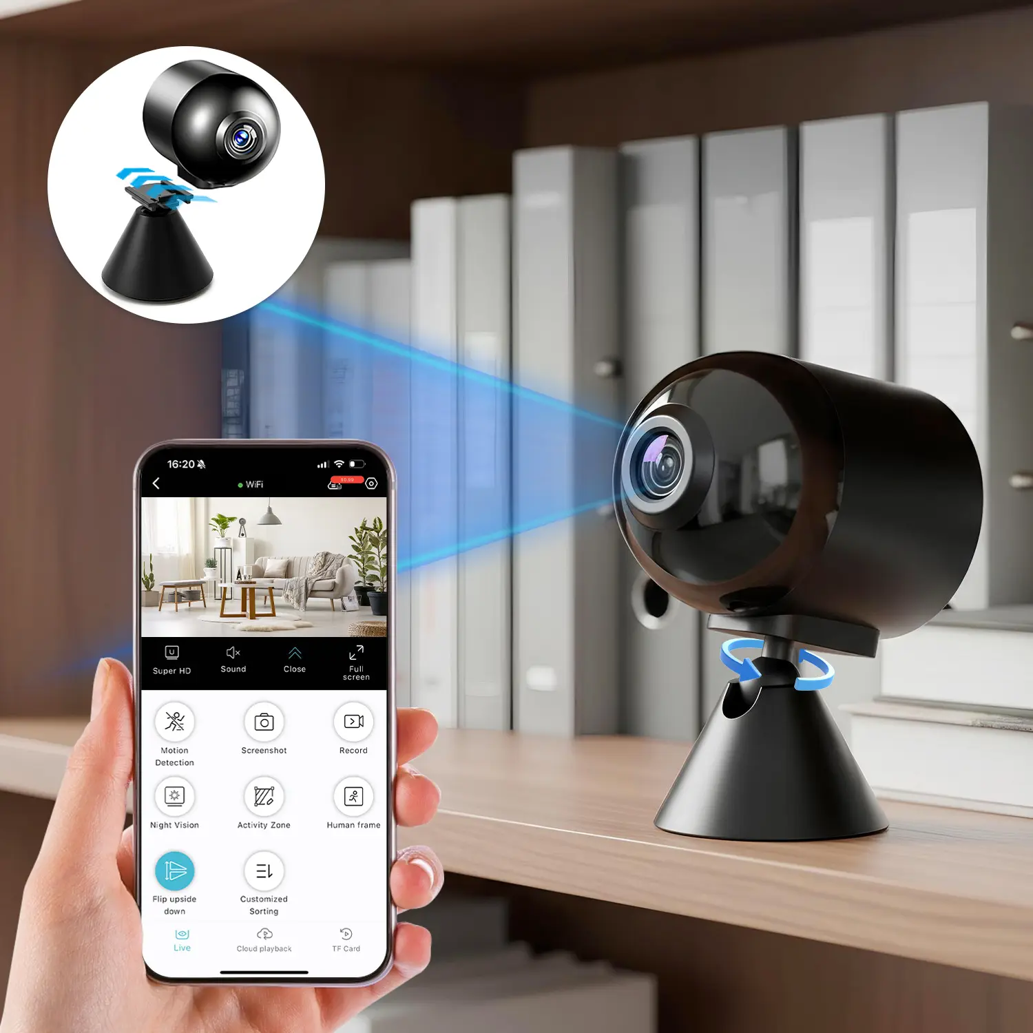2026 Upgraded 1080P Wireless Security Camera for Home - TikTok Shop