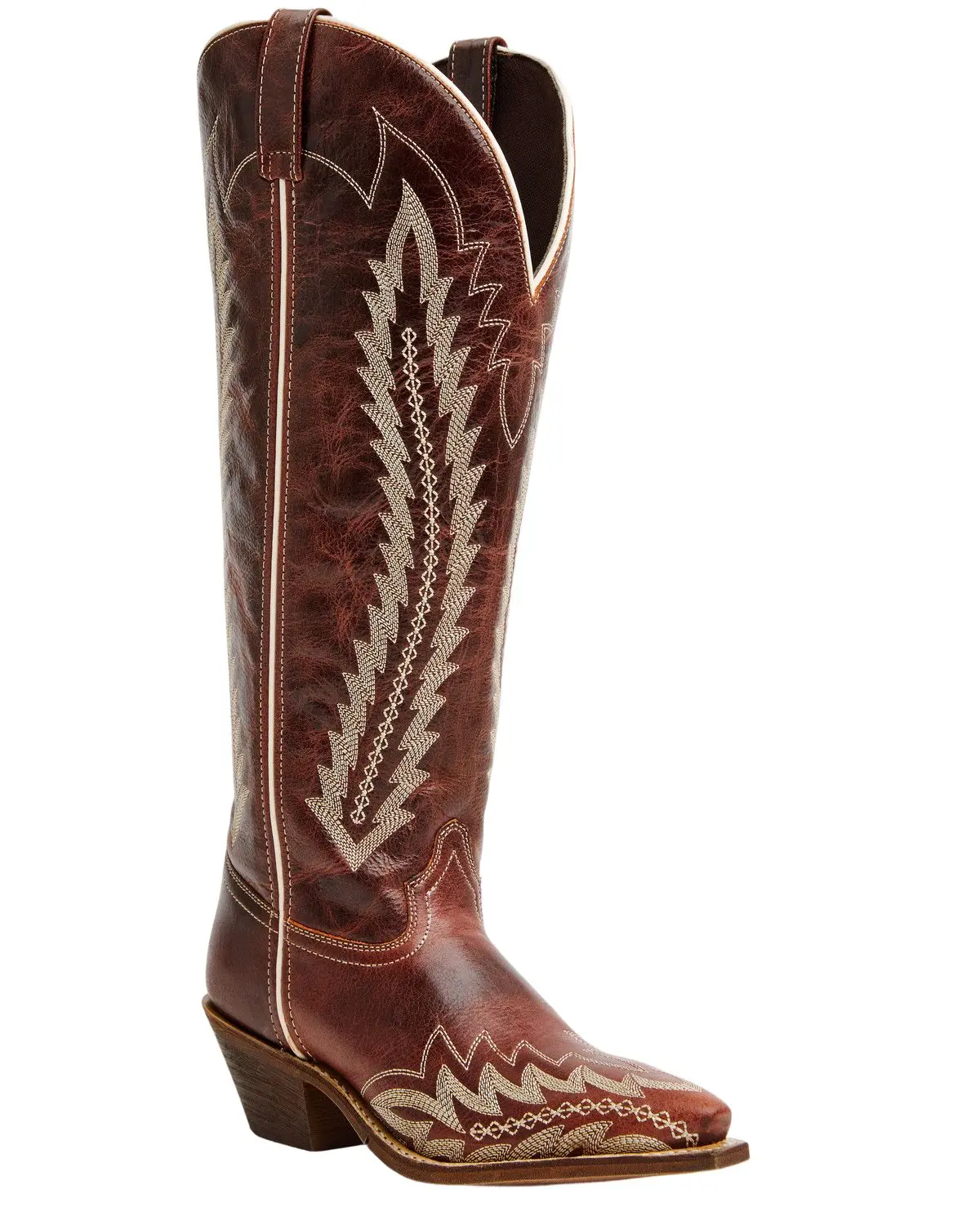 Laredo Women's Women'S Roxelle Wide Calf Tall Western Boot Snip Toe - 20090Wc