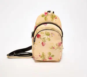 Patricia Nash Annalie Leather Convertible Sling Backpack