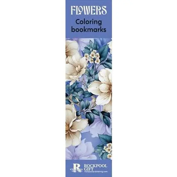 Flowers Coloring Bookmarks -- Marica Zottino, Miscellaneous Print