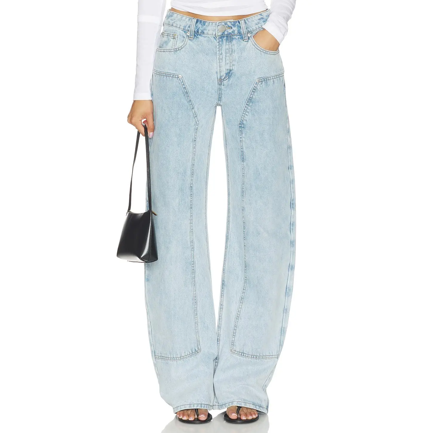 superdown Camile Jean in Light Blue Wash
