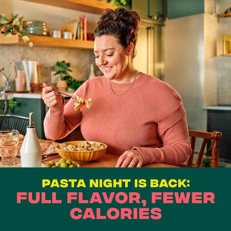 Carbe Diem!, Rotini, Lower Net Carb Pasta with Traditional Flavor & Texture, 8 grams of Protein, 55% Fewer Net Carbs & Only 110 Calories Per Serving, Pack of 3