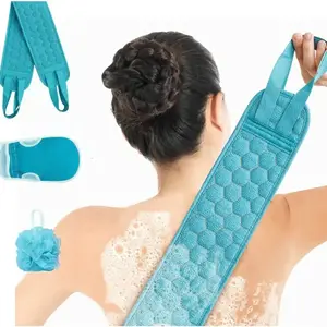 3pcs/set Body Scrubber Exfoliating Sponge