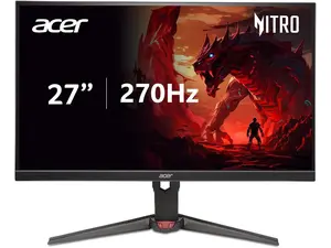 Acer Nitro XV270U Z1bmiiprx Gaming Monitor 27" WQHD (2560 x 1440) IPS with AMD FreeSync Premium Technology, Up to 270Hz Refresh Rate, Up to 0.5ms, sRGB 99%, (2 x HDMI 2.0 Ports & 1 x Display Port 1.4)