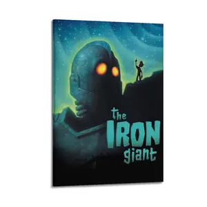 The Iron Giant Poster for Bedroom Aesthetic Canvas Wall Art Living Room Posters Painting Picture Print Modern Family Decor Artist Bathroom Poster