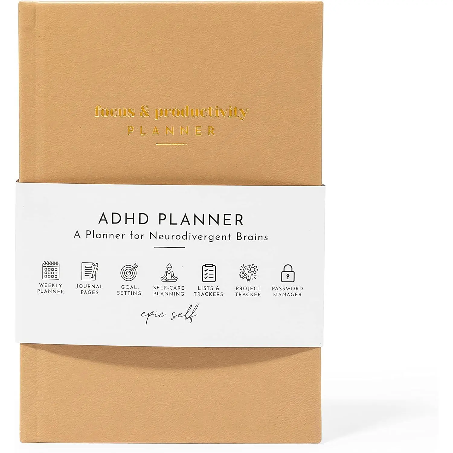 Planner for Adults: Focus Planner For Productivity - A planner for Neurodivergent Brains - Organization, Goal-Setting, and Time Management -  for Men and Women with