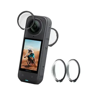 YDSY UV Protection Filter for Insta360 X2 X3 X4 X5 Dual-Lens Action Camera Accessory Protective Cover Waterproof Scratch-Resistant Dustproof Convenient Version No vignetting high definition extends service life