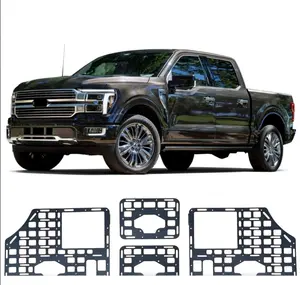 Side bed panel for 2015–2025 Ford F-150; side MOLLE panel; 5.5 ft truck bed panel; rear cargo storage shelf for 2024 Ford F-150 accessories