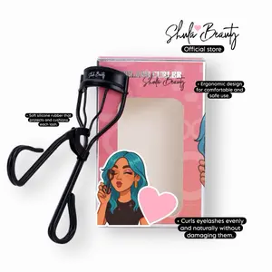 Shula Beauty profesional Eyelash Curler for Women - Soft Silicone Rubber Design