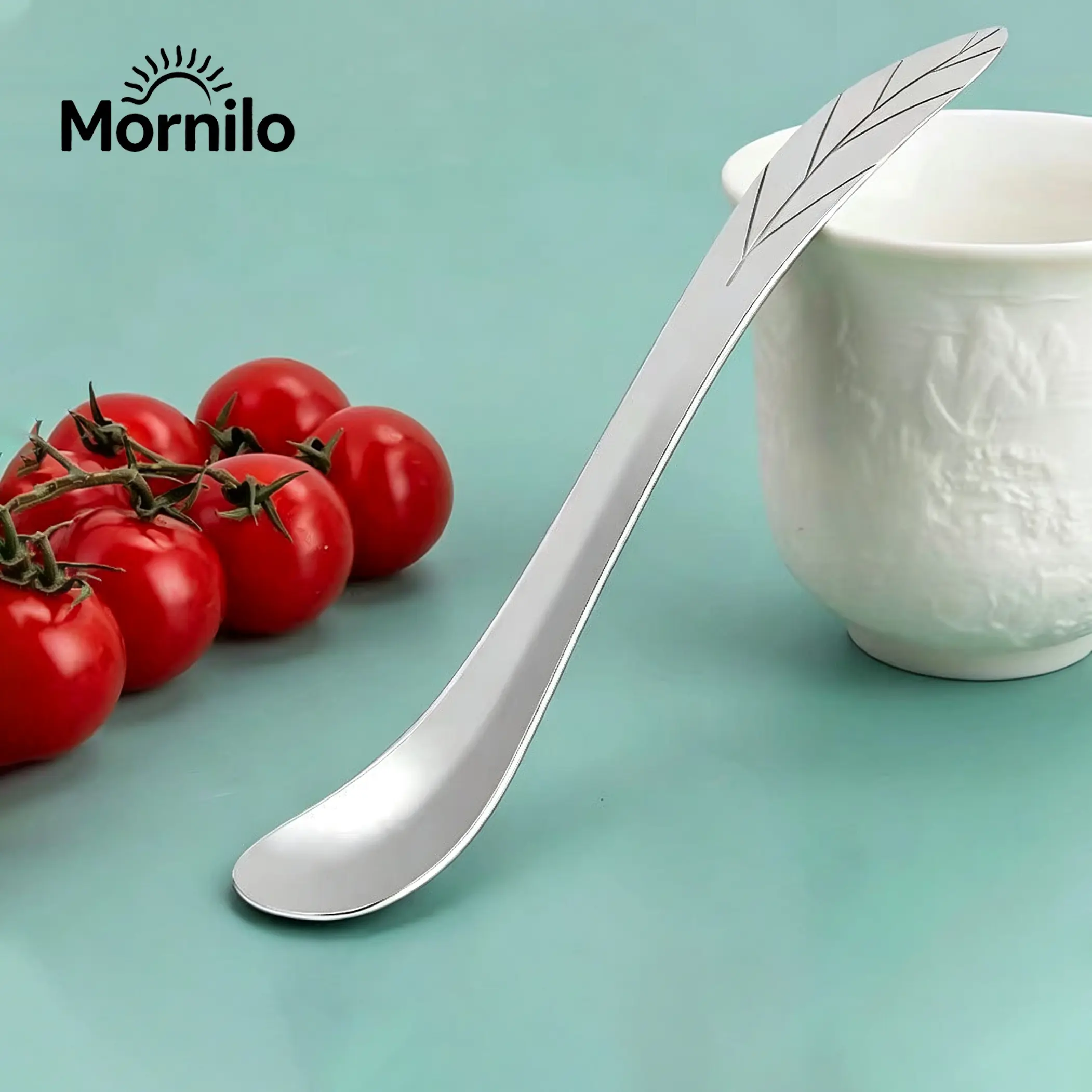 1PCS/2PCS Stylish Dumpling Filling Spoon and Scraper with Handle, Compact Leaf-Patterned Camp Kitchen Tool for Outdoor Activities, Lightweight Portable for Camping, Picnics - Scooping, Mixing, Peeling