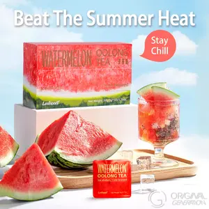 Sweet-tooths Don't Buy 2 Cartons Watermelon Oolong Tea Plus One Limited Gift You Choose 0 Sugar 0 Additives 0 Artificial Flavors Only Light Fruit Sweetness