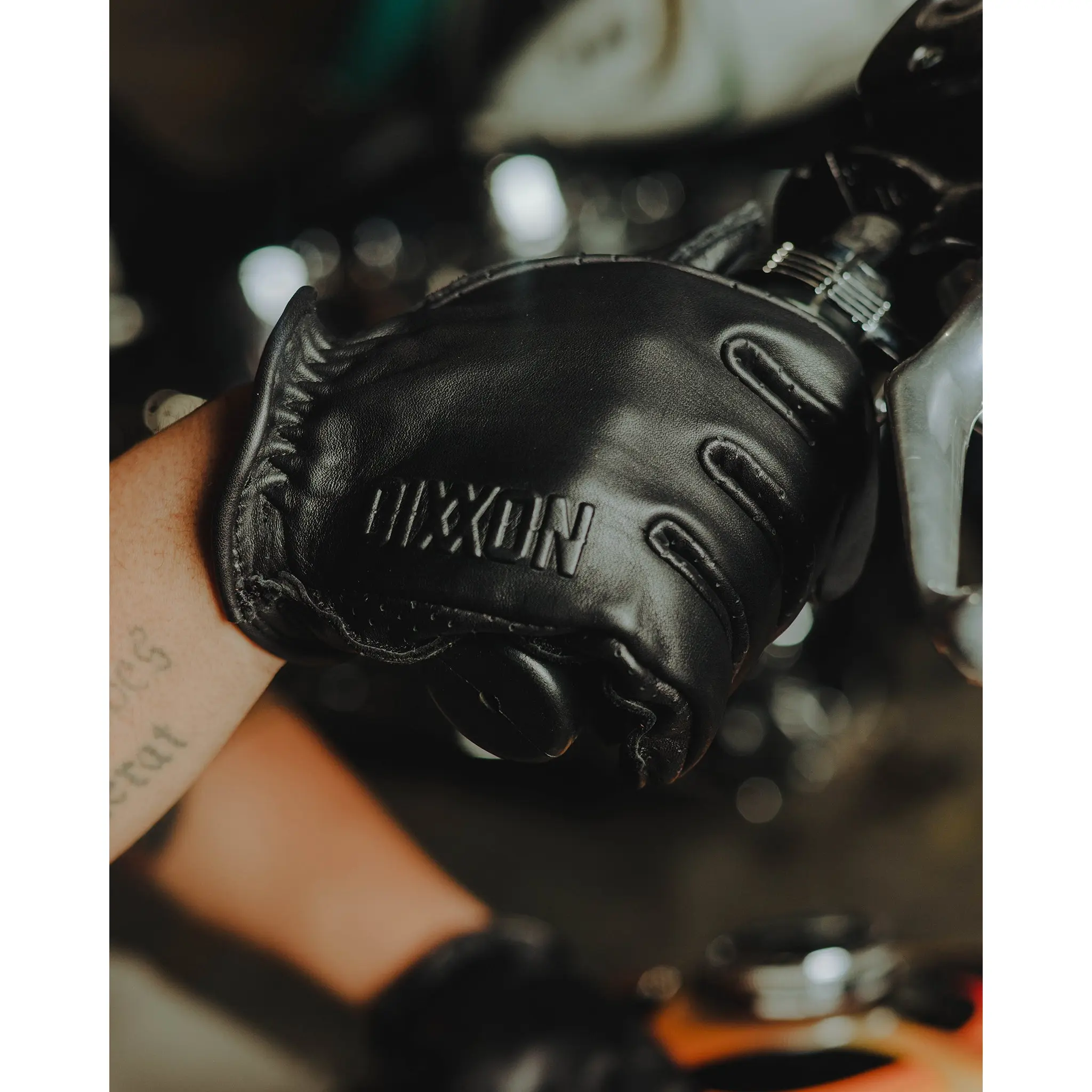 Roper Leather Moto Gloves - Black Roper Leather Moto Gloves - Black