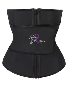 Single Strap Waist Cincher with Zipper Compression Shapewear