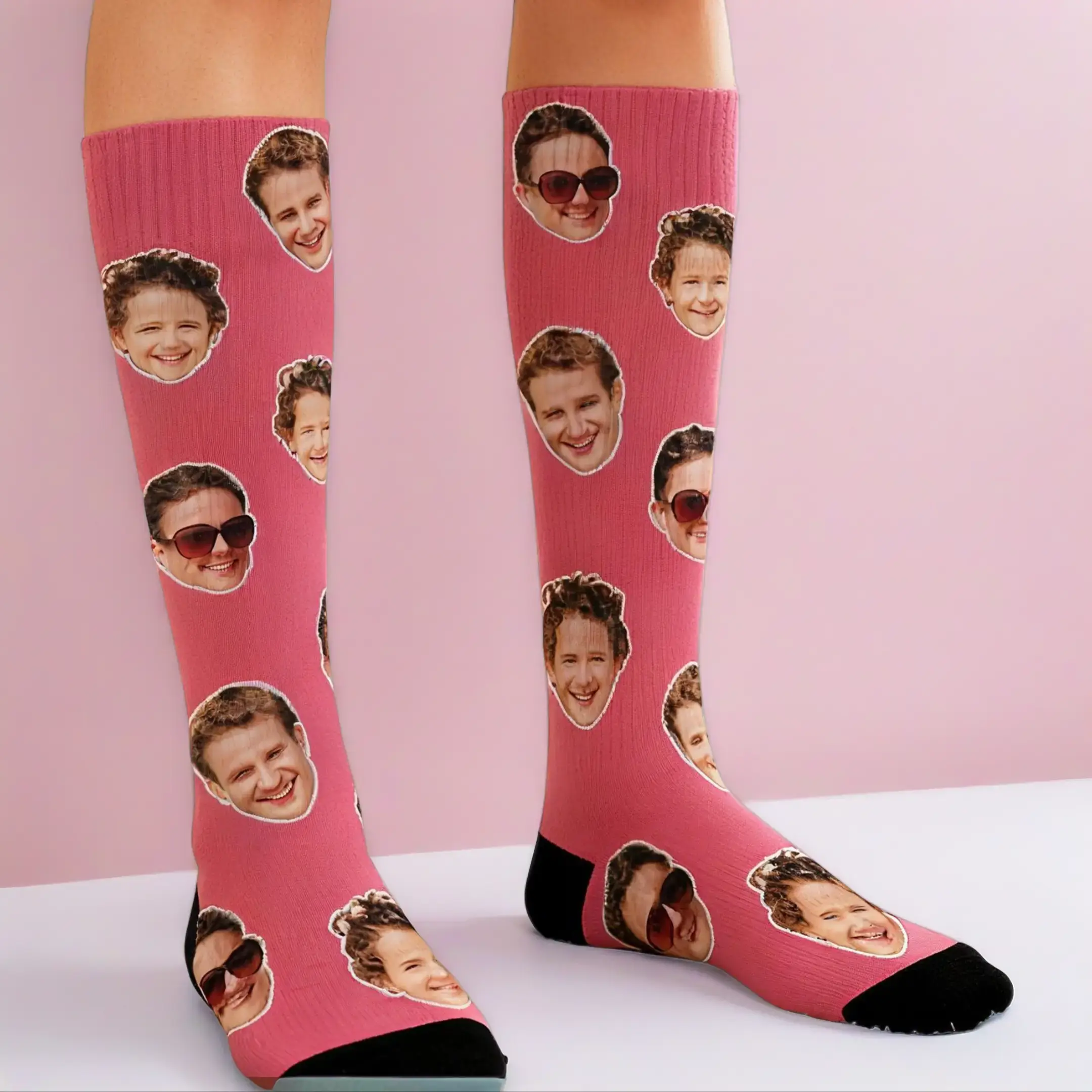 Custom Funny Socks With Photo, Personalized Face Socks With Picture, Custom Novelty Sock With Face On Them, Customized Funky Socks For Women