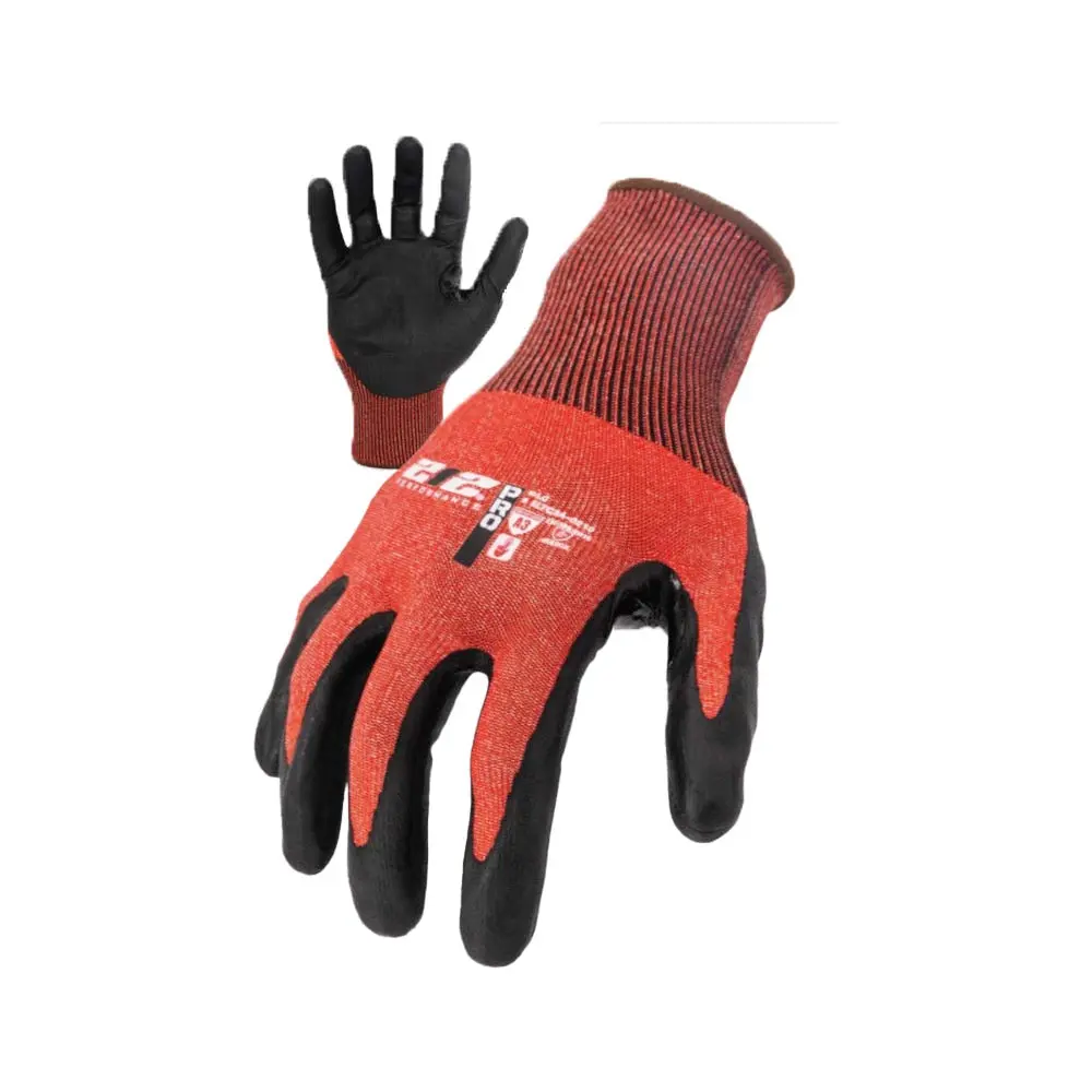212PRO SLTC3A-0208 Seamless Foam Nitrile ANSI Cut 3 A3 PRO Gloves, Red, SM