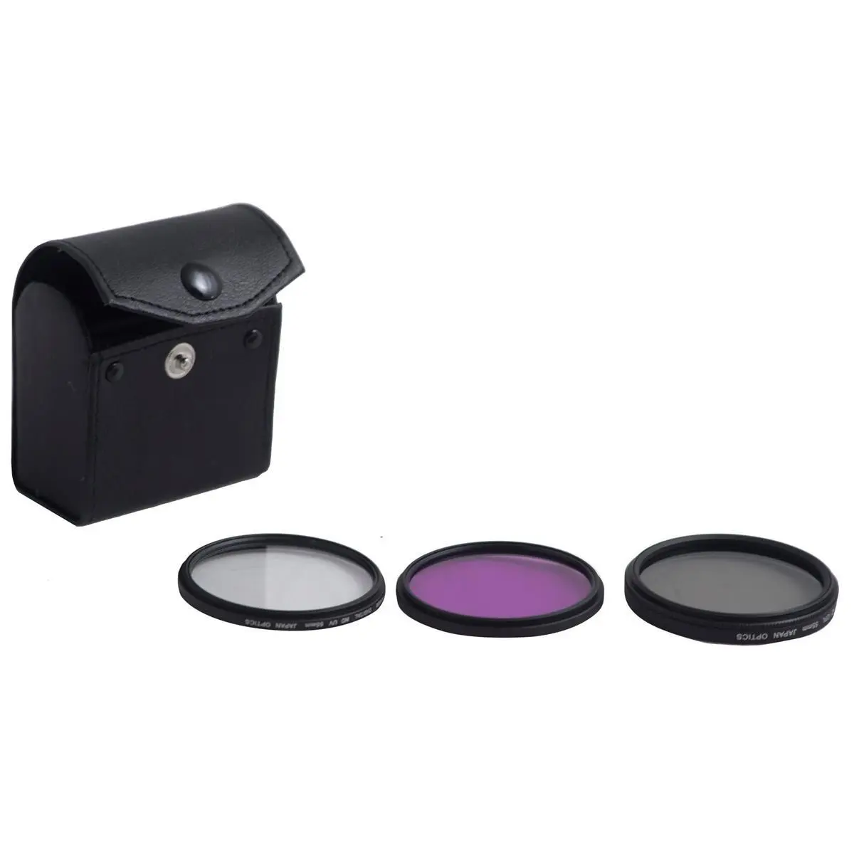Bower 52mm Camera Filter Kit with UV, CPL, FL-D Glass Filters - Protector Accessories for Photographers