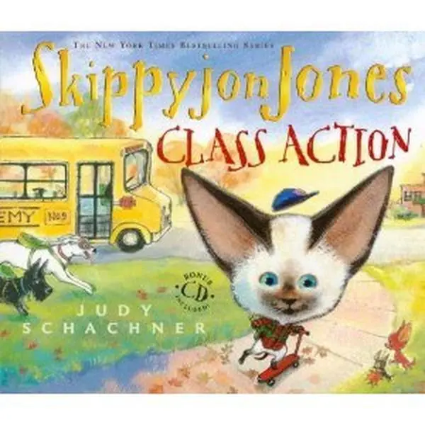 USED Book - SkippyJon Jones Class Action and SkippyJon Jones 2 book set by Judy Schachner (Paperback) - english