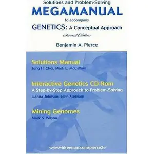 USED-Genetics Solutions and Problem Solving MegaManual by Benjamin Pierce (Paperback)