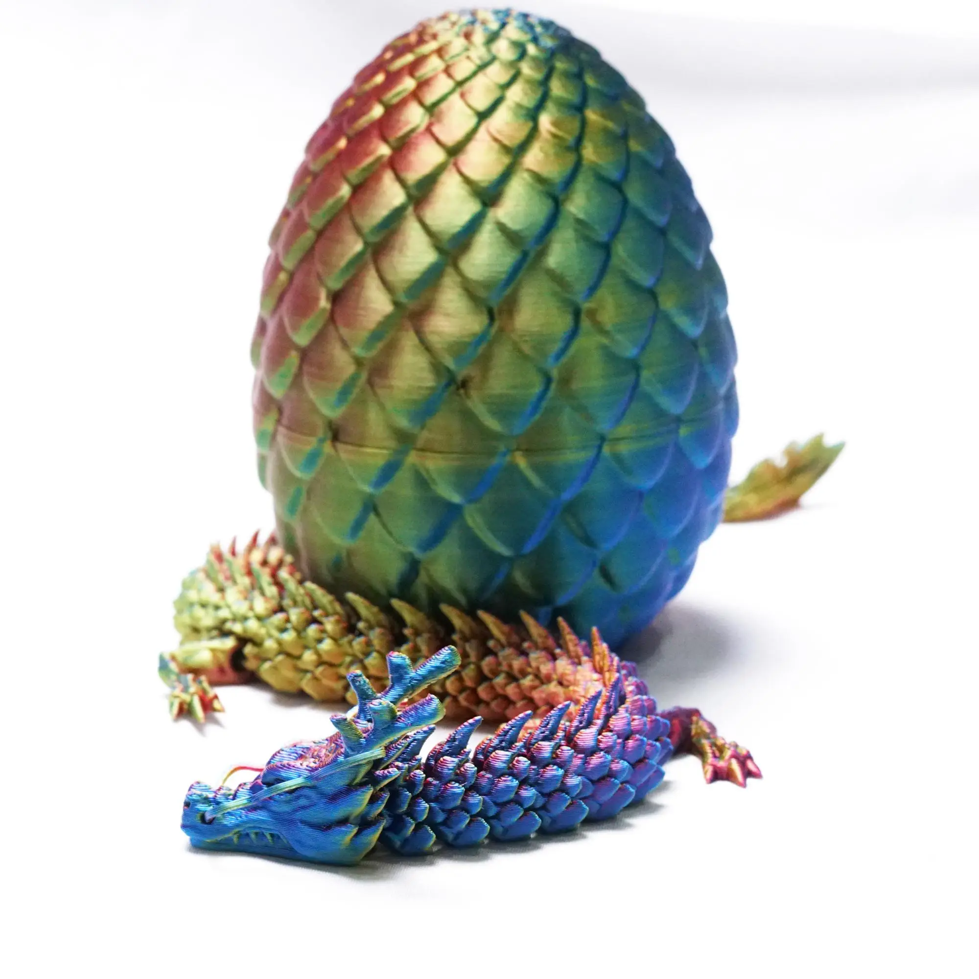 3D Dragon Egg Ornament, DIY Laser Engraving Dinosaur Design Toy, Stuffing Easter Eggs, Home Decoration, Halloween