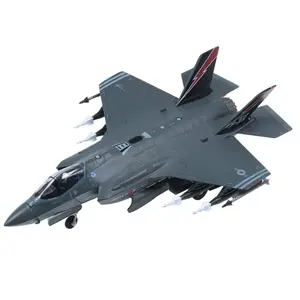 F-35A Lightning II Metal Diecast Fighter Plane Model 1/72 Scale Military Aircraft Toy for Aviation Enthusiasts & Birthday Gifts