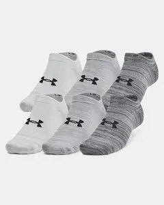 Under Armour Essential Unisex 6-Pack No-Show Socks