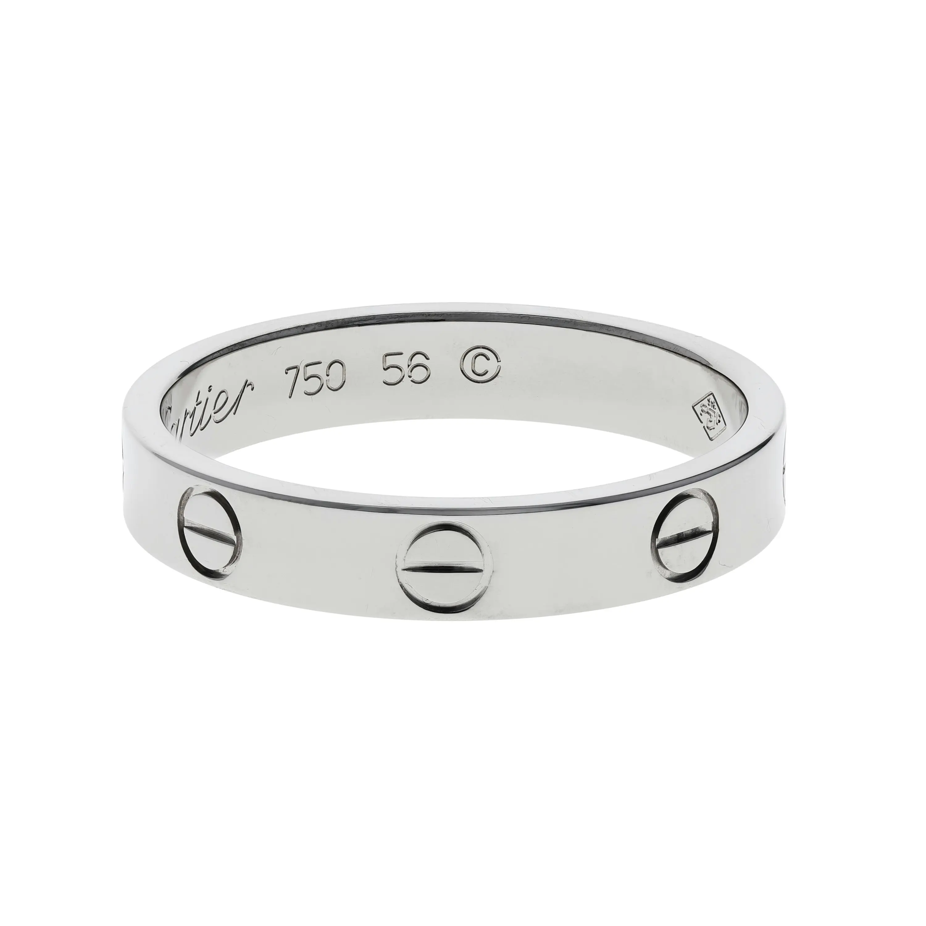 Pre-owned Cartier Love Ring Size 56
