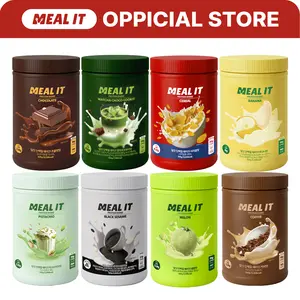 MEALIT Protein Shake | High Protein Low Calorie Meal Replacement, Fiber Rich, Topping Inside 560g(14 Servings)
