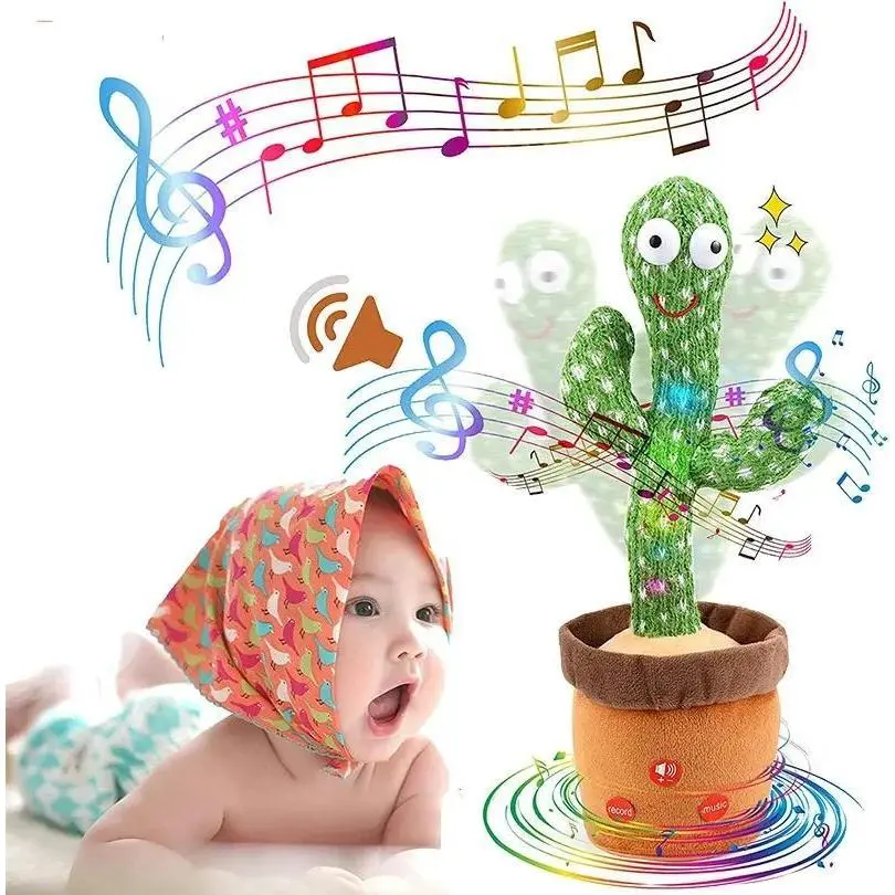 1pc Dancing Cactus Toy,Repeat Talking ,Song Speaker Wriggle Dancing Sing Talk, Plushie Stuffed ,Interaction and Decoration classic tarot card hilarious gag gift