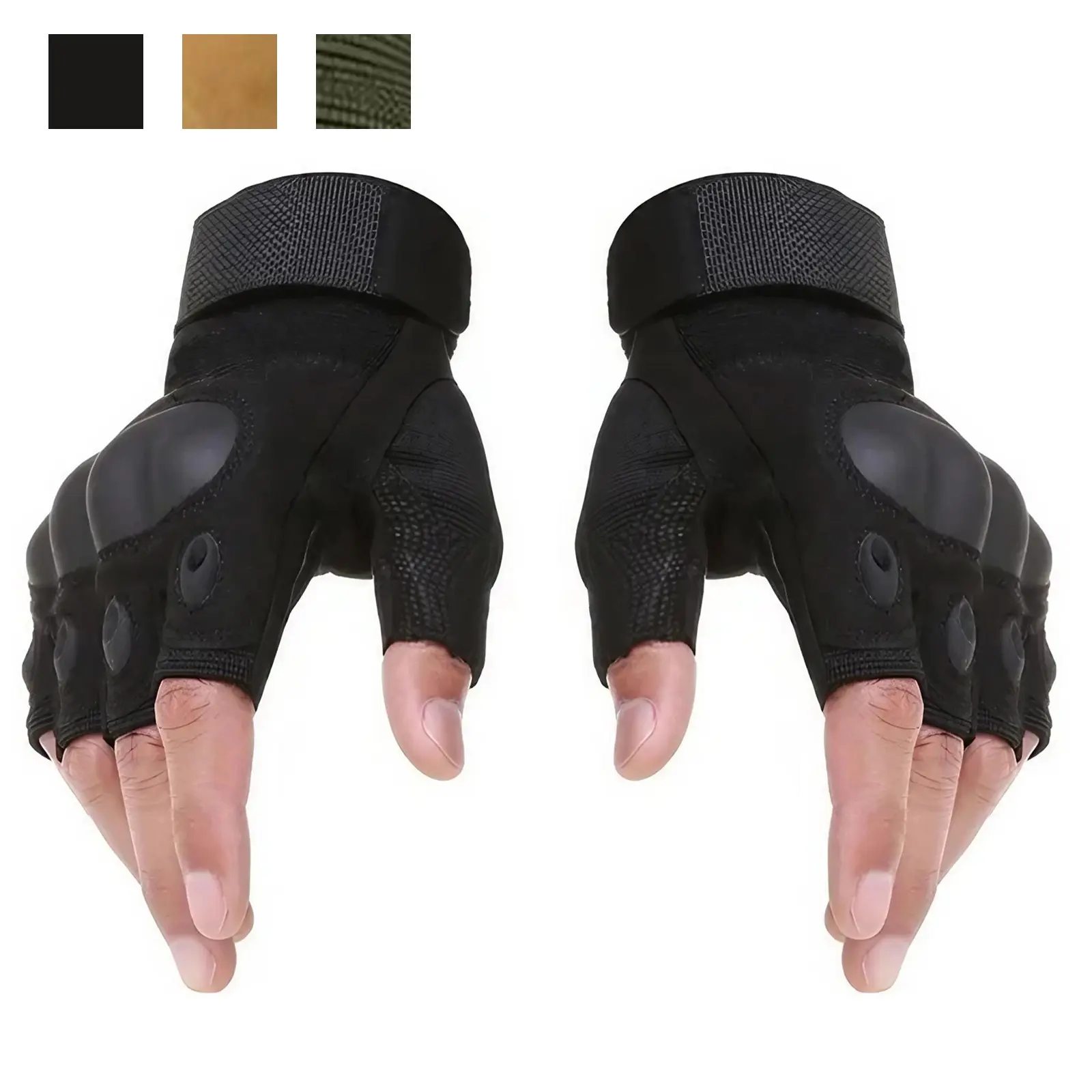 Half Finger Tactical Training Gloves, Breathable Quick Drying Non-slip Gloves, Multifunctional Outdoor Sports Gloves for Men & Women, Athletic Accessory, Gym, Workout & Fitness Exercise Accessories
