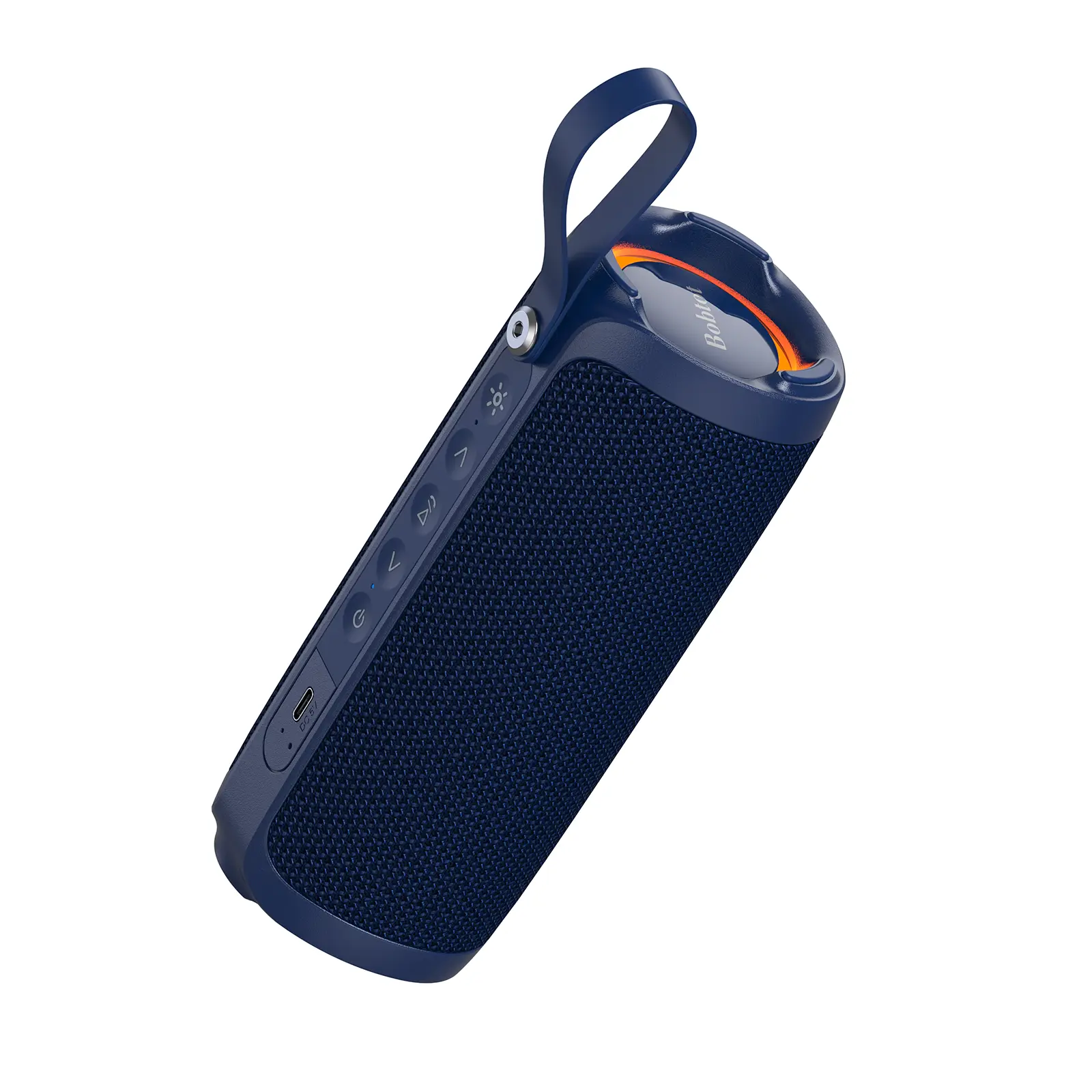 Bobtot SplashWave Wireless Bluetooth Speaker - IPX6 Waterproof Outdoor Speaker, 15W Bass Sound, 15H Playtime, TWS Pairing, Portable Audio Device, Wireless Speaker