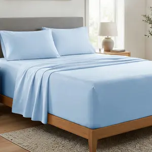 CGK | DeepFit Sheet Set – Extra Deep Pocket Sheet Set, Easily Fits 18-24 Inch Mattresses - Ultra Soft Wrinkle & Fade Resistant Fabric