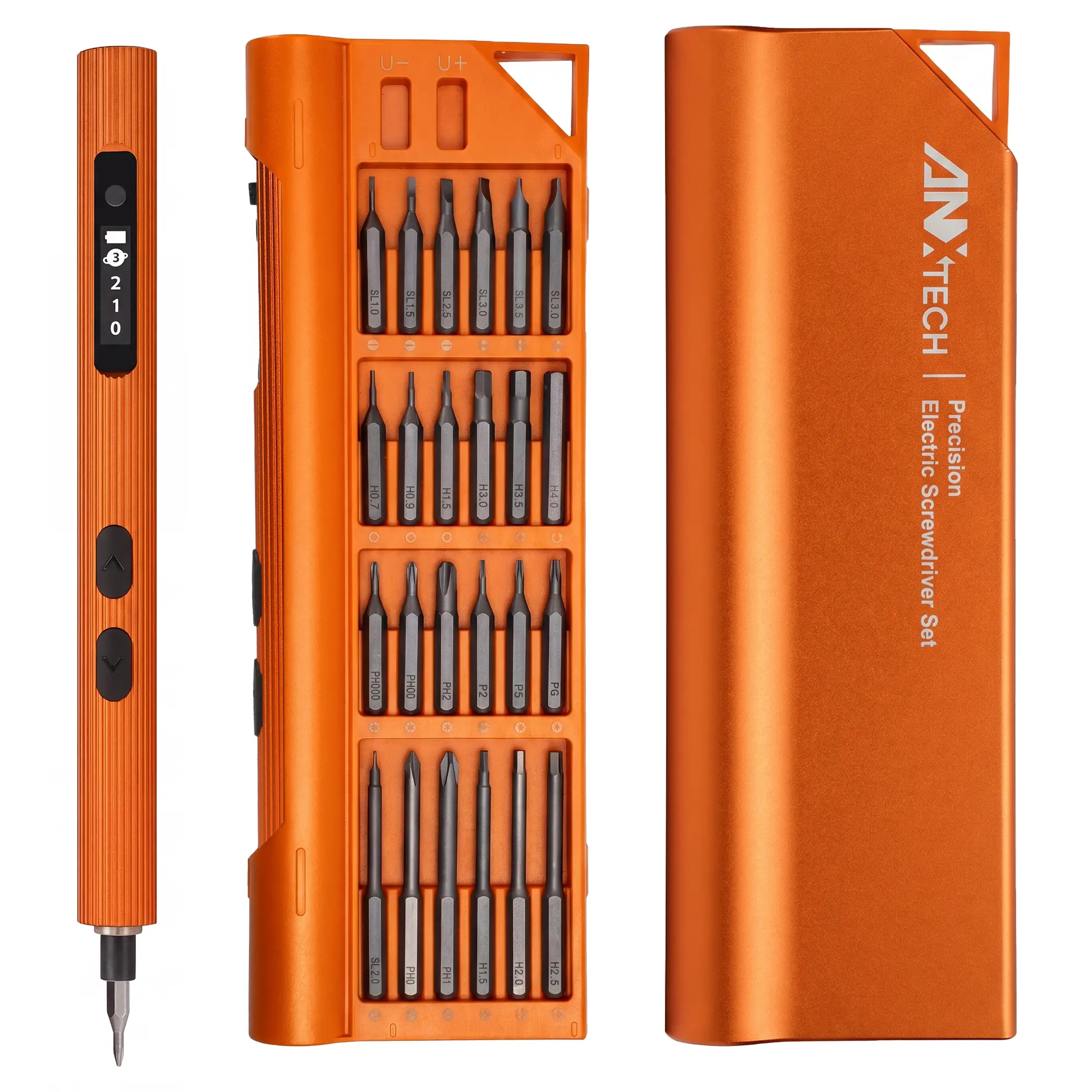 ANXTECH 52-in-1 Dismantling Screwdriver Kit - Magnetic Precision Multipurpose Tool with Built-in Mag, Compact Complete Set for Car, Mobile Phone Repair (Automotive & Motorcycle Assembly/Disassembly Use)