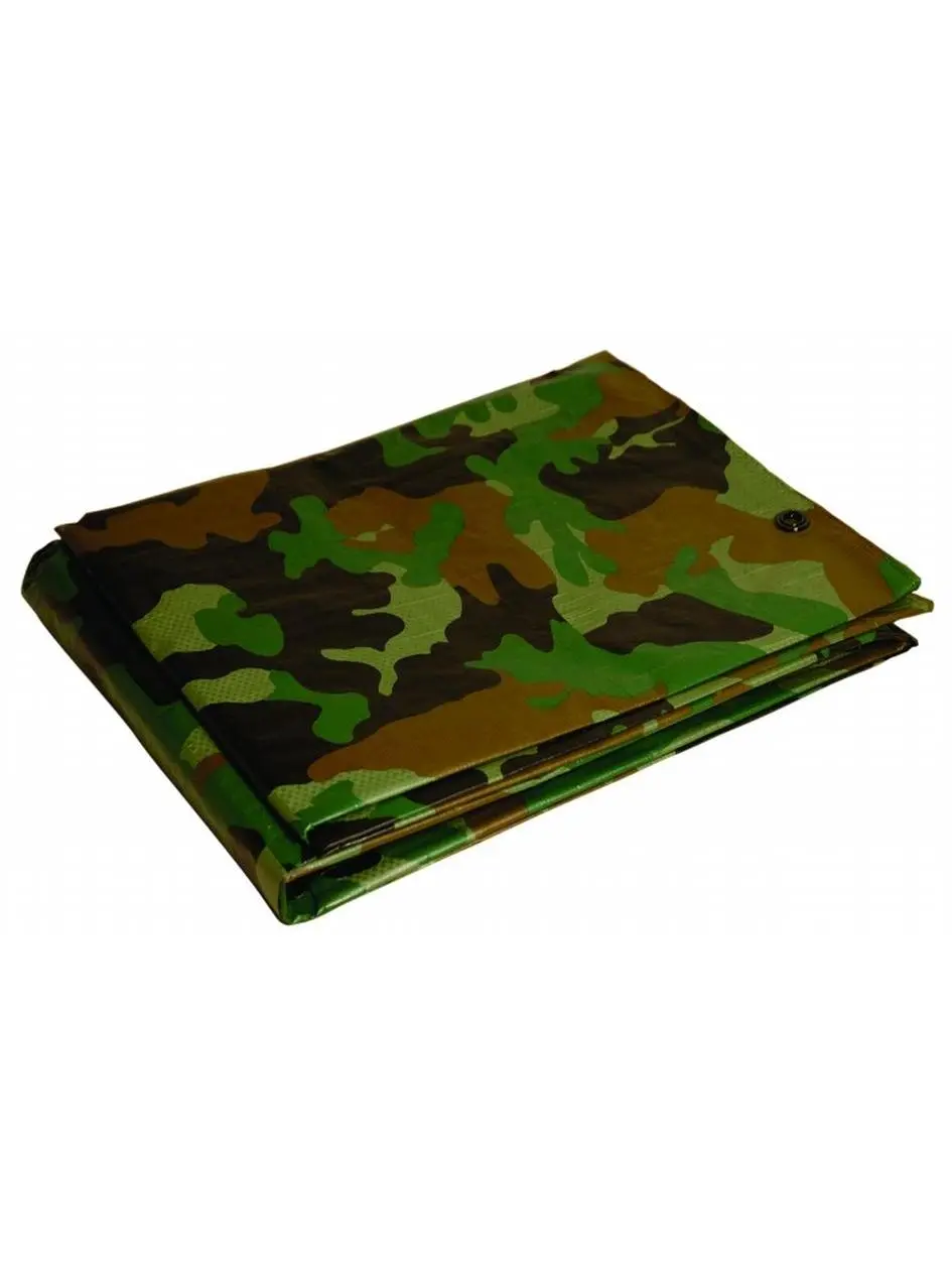 12x16 ft Camouflage Fabric Tarp, Sports & Outdoor Accessory for Camping & Hiking Tents, 12X16 Feet