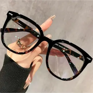 2026 Women's Stylish Black Blue Light Blocking Glasses, Luxury Lightweight Optical Frames, Fashion Anti Eye Strain Eyeglasses for Daily Work & Casual Wear