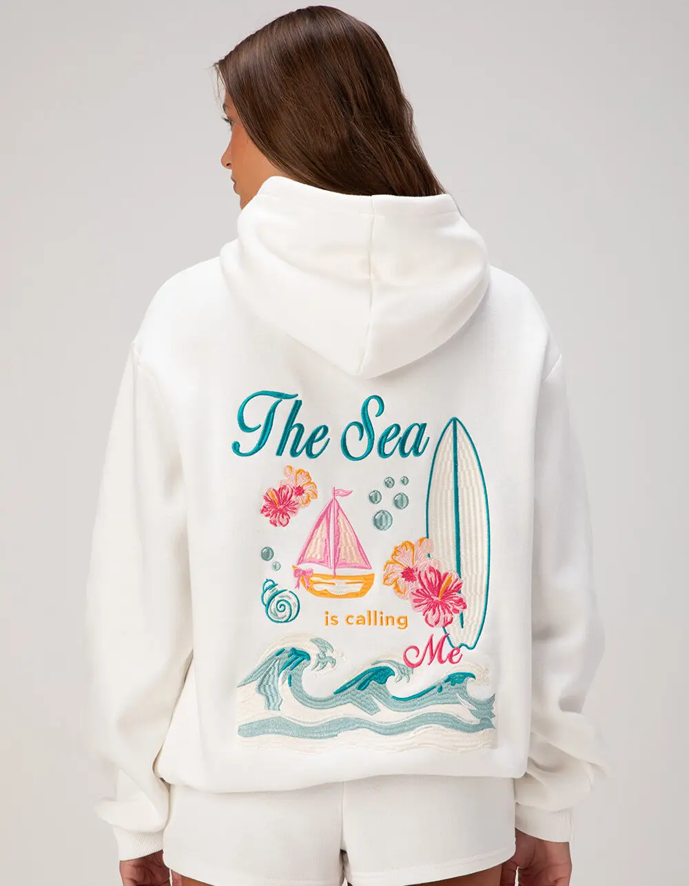 HAPPY CAMP3R The Sea Is Calling Womens Hoodie