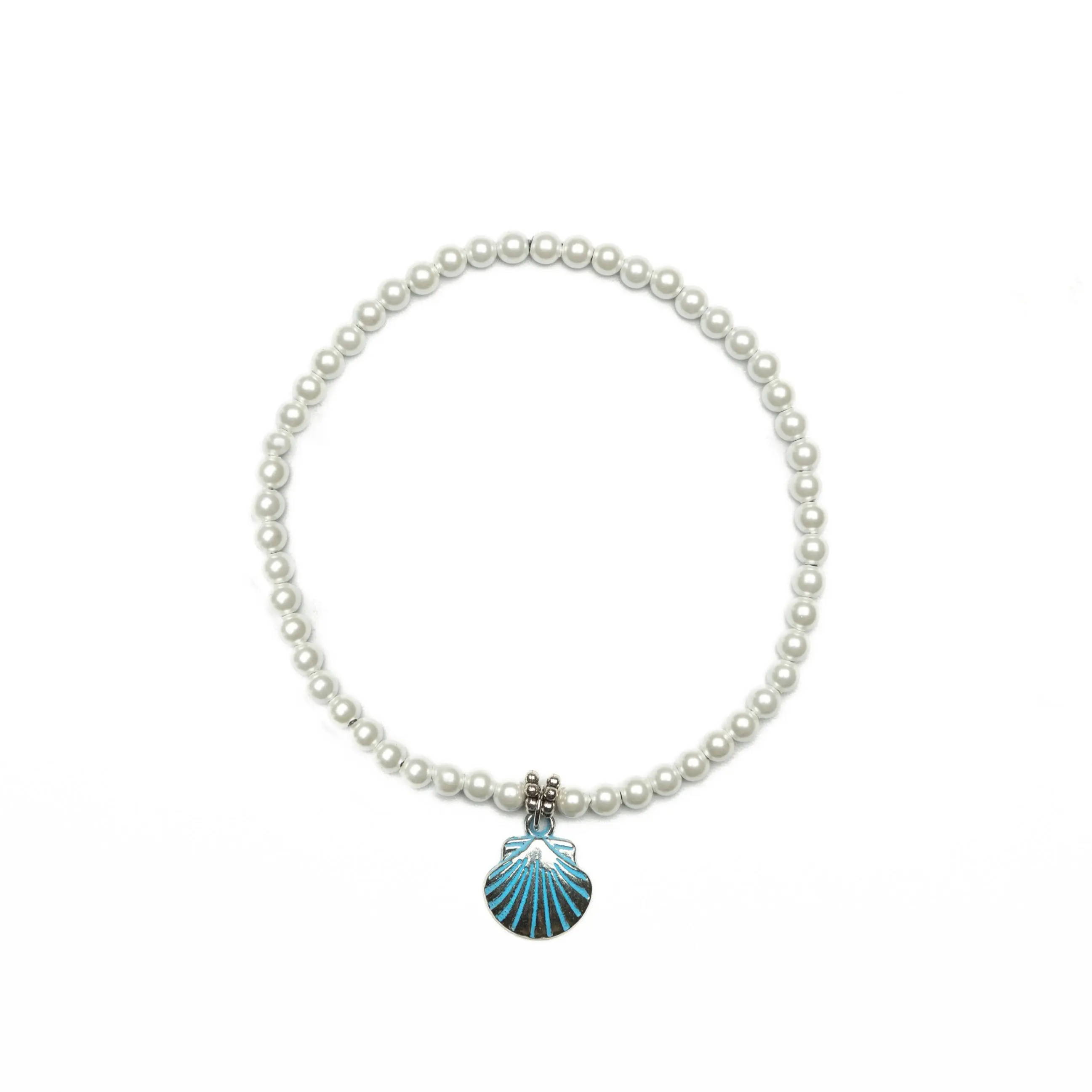 M0127-BSHELL Fashion Accessory, Costume Jewelry Anklet