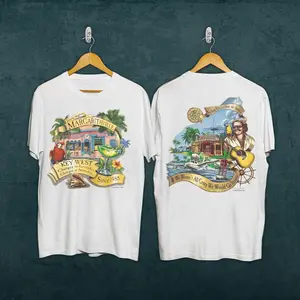 Jimmy Buffett Margaritaville T shirt, FAn T-shirt, full size, full color, for men, for women