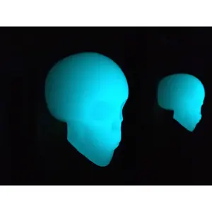 Glow in the Dark Skull Door Knobs Drawer Knobs (Set of 2)