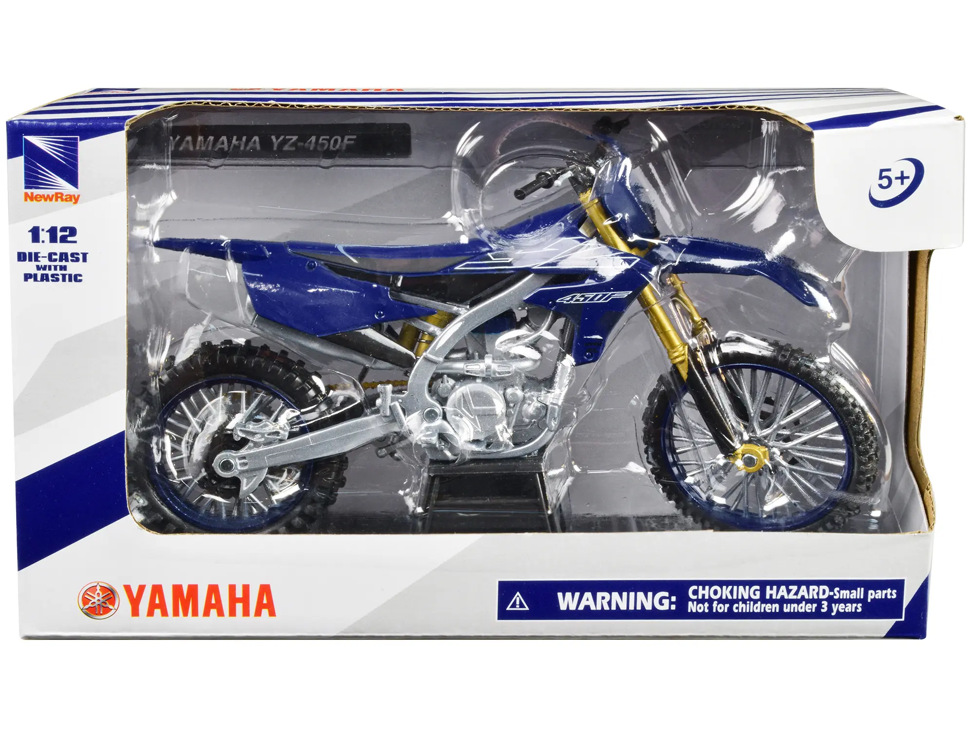 Yamaha YZ-450F Motorcycle Blue 1/12 Diecast Model by New Ray Yamaha YZ-450F Motorcycle Blue 1/12 Diecast Model by New Ray