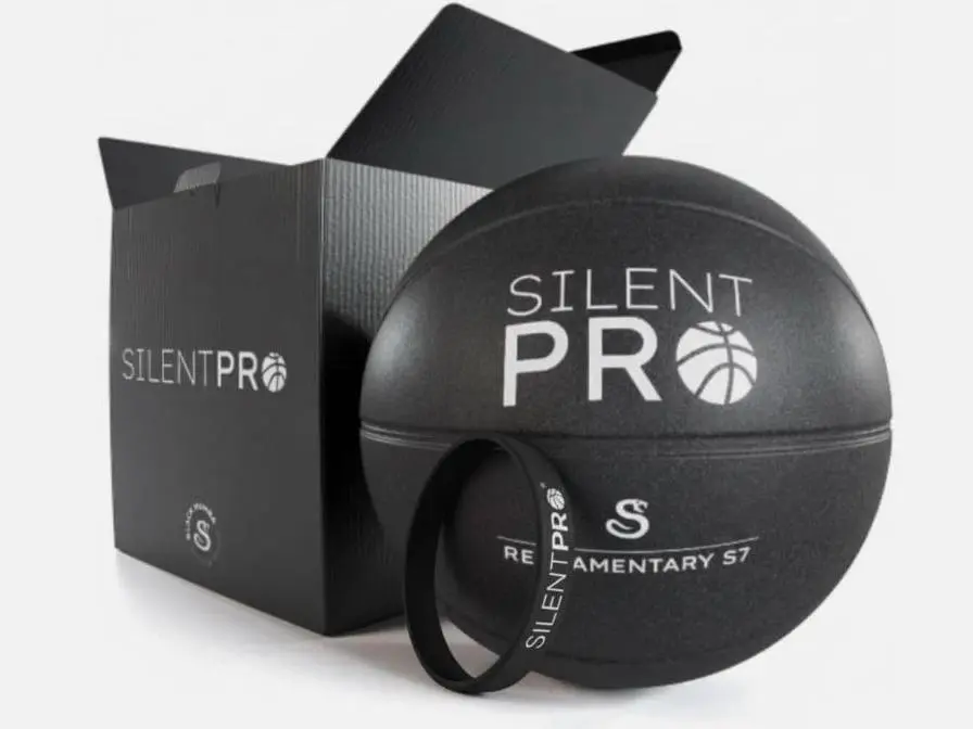 – Silent Basketball – Black Mamba – Size 7 (29.5") – Quiet Indoor Dribbling
