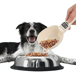 Digital Pet Food Scale Scoop, Dog Cat Measuring Spoon with fl.oz/g, Prevent Overfeeding & Keep Pets Healthy