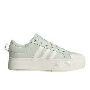 adidas Womens Bravada 2.0 Platform Sneakers Shoes Casual - Green adidas Womens Bravada 2.0 Platform Sneakers Shoes Casual - Green