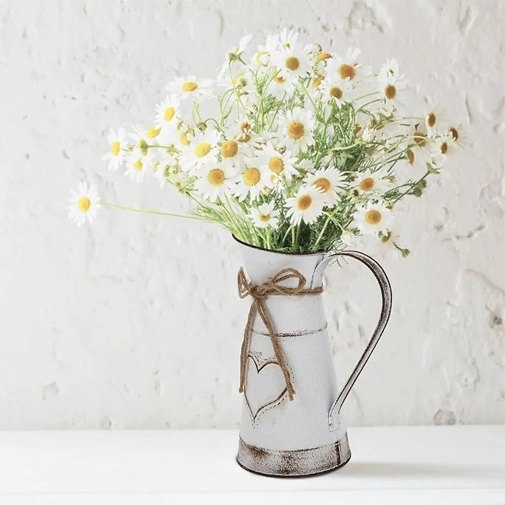 Vintage Metal Heart Vase Perfect for Home, Office & Wedding Vibes! Home Decor Vase Flower Arrangement Vase Home Decoration Home Decoration Pot Iron Home Decoration