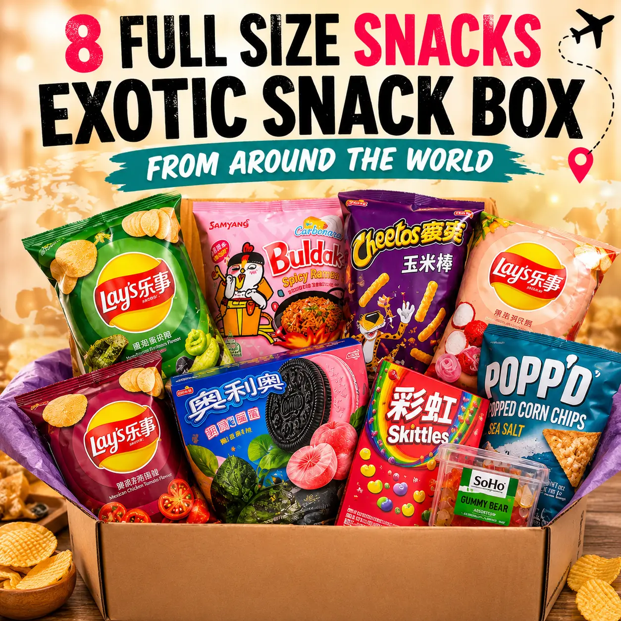 Family Deals Exotic Snack Box Bundle
